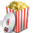 Nano - Popcorn - Simple DVD Icon 48x48 png